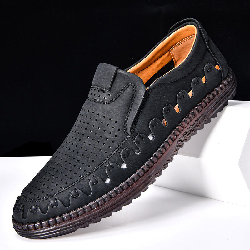 O Slip-On de Couro de Vaca Larkmoor