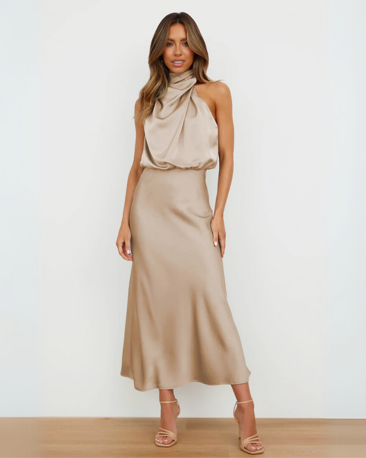 Violet™ | Vestido Drapê Sahara