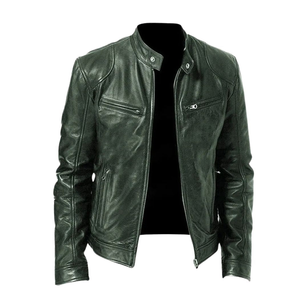 Laluna® | Jaqueta de Couro Casual