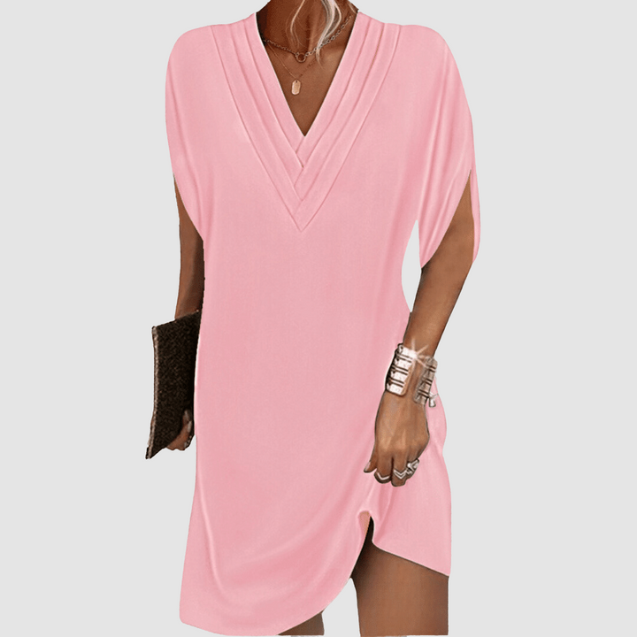 Alysa™ Vestido Elegante com Mangas 3/4