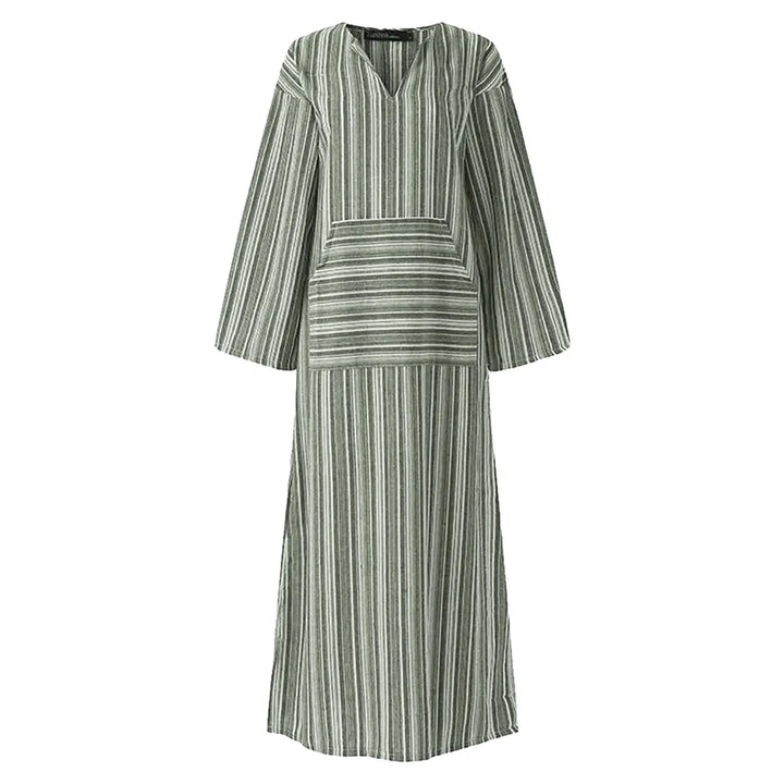 Yvonne - Vestido Maxi Listrado