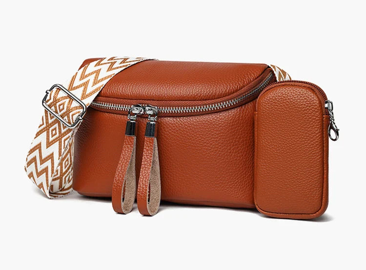 Nina | Bolsa de Ombro em Couro Refinado