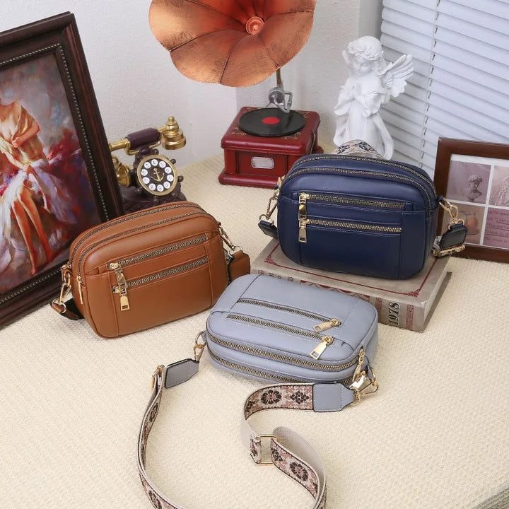 Ayla | Bolsa de Ombro em Couro Refinado