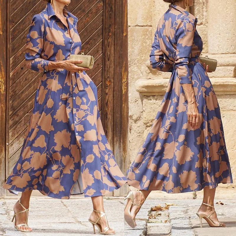 Floriza - Vestido Camisa Clássico