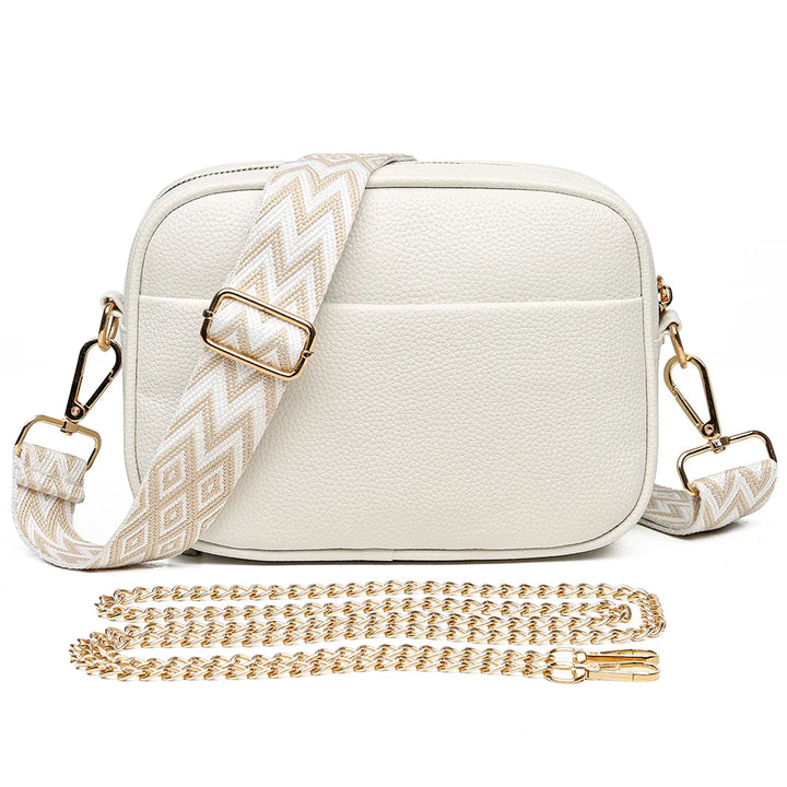 Zara | Bolsa de Ombro de Couro Refinado