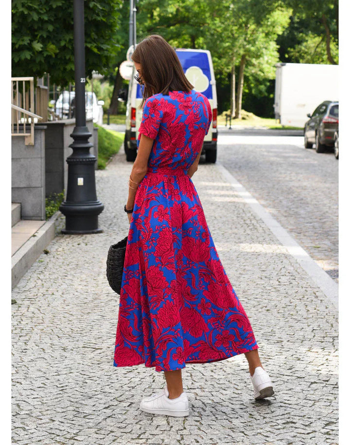 Suzanne - Vestido Elegante com Decote em V