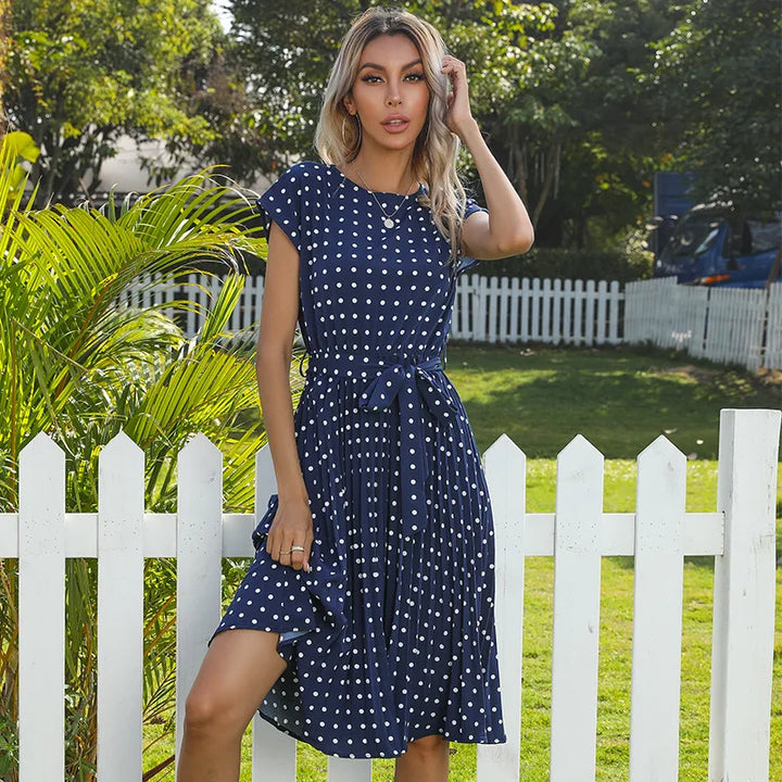 Beth - Vestido Polka Bloom