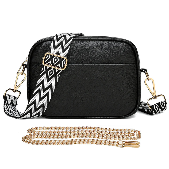 Zara | Bolsa de Ombro de Couro Refinado
