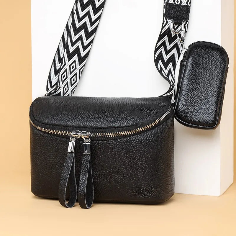 Nina | Bolsa de Ombro em Couro Refinado