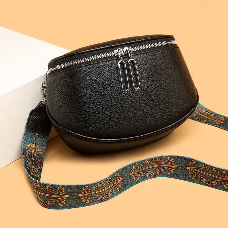 Indie | Bolsa de Ombro de Couro Refinado