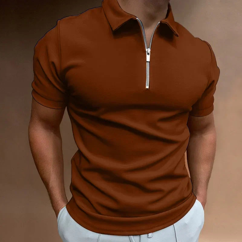 Laluna® | Polo Clássico com Zíper