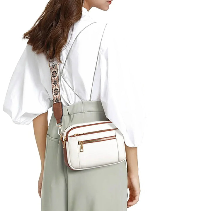 Edith | Bolsa de Ombro de Couro Refinado