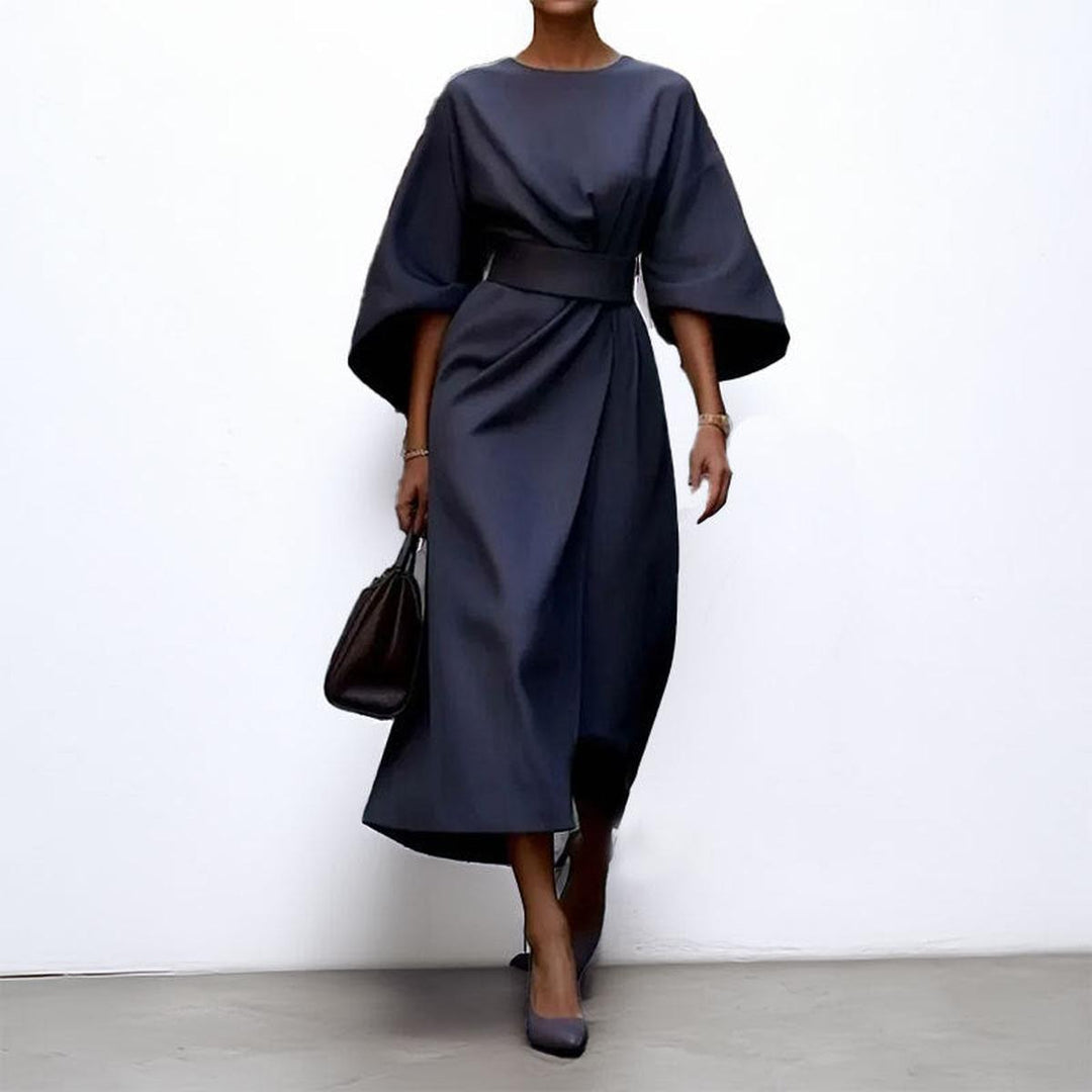 Eldra™ | Vestido Maxi com Mangas Morcego