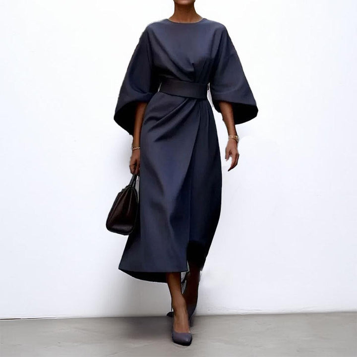 Eldra™ | Vestido Maxi com Mangas Morcego