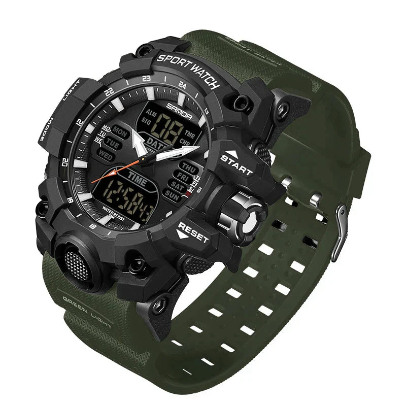 Relógio Esportivo Militar Premium para Atividades ao Ar Livre