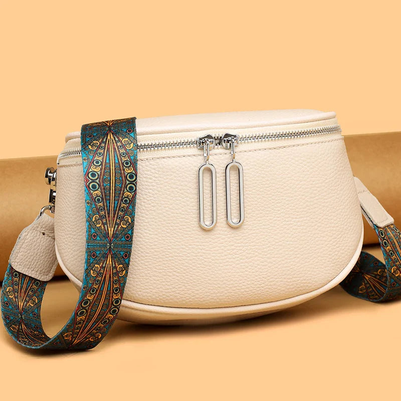 Indie | Bolsa de Ombro de Couro Refinado