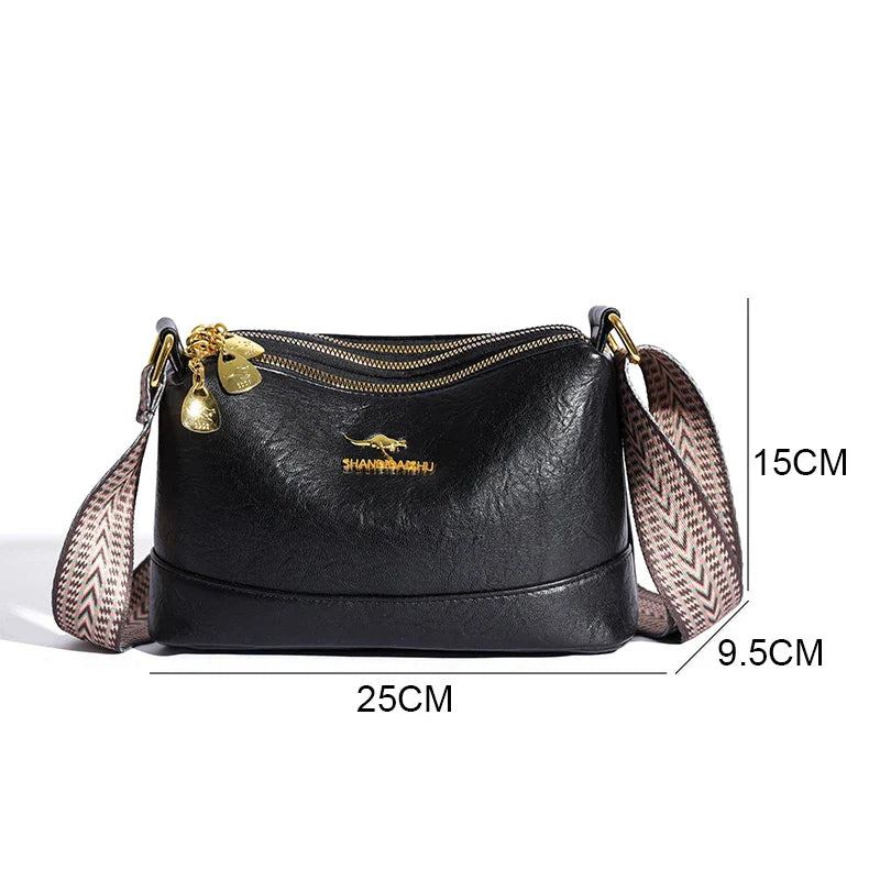 Addison | Bolsa de Ombro em Couro Refinado