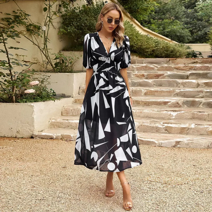 Karoline | Vestido Elegante de Verão