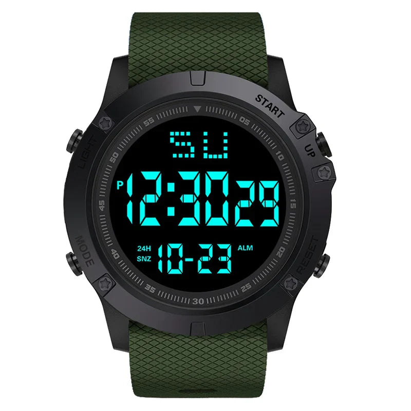 Relógio Esportivo Militar Digital LED Resistente