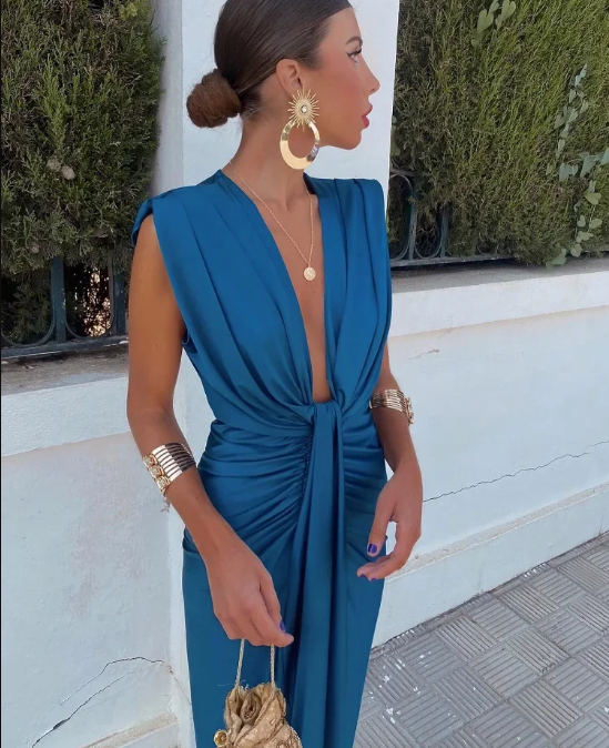 Sophia™ | Vestido Plissado Elegante