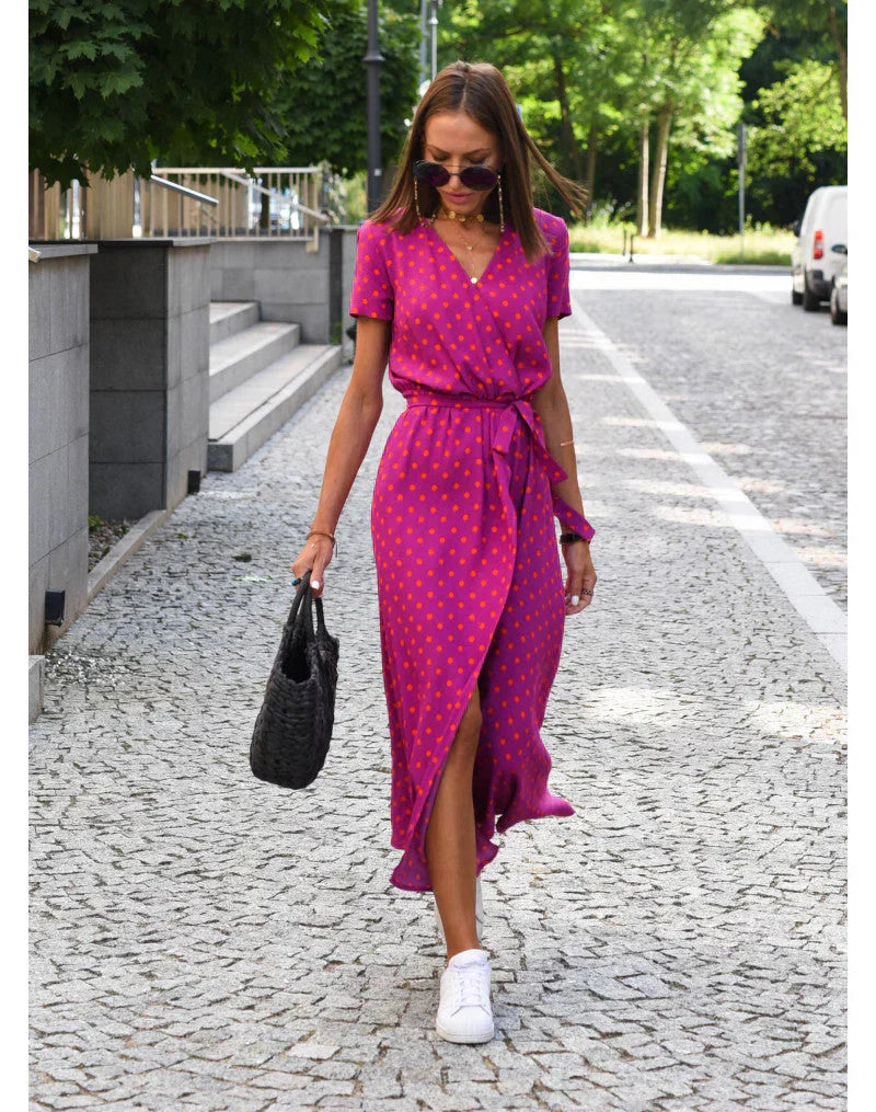 Suzanne - Vestido Elegante com Decote em V