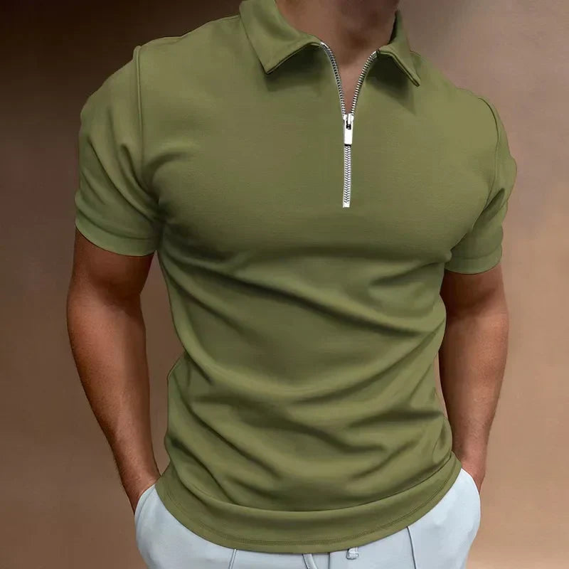 Laluna® | Polo Clássico com Zíper