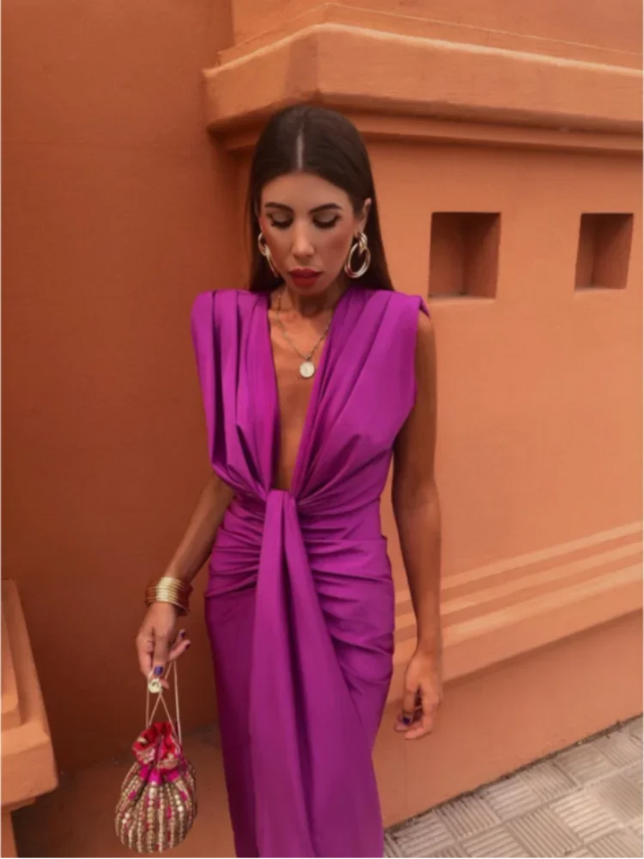 Sophia™ | Vestido Plissado Elegante