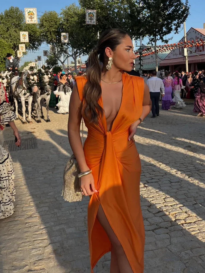 Sophia™ | Vestido Plissado Elegante