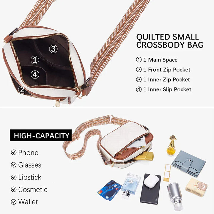 Ariana | Bolsa de Ombro de Couro Refinado