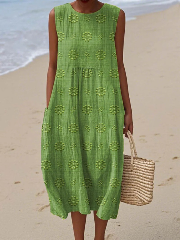 Sara | Vestido Midi Estampado