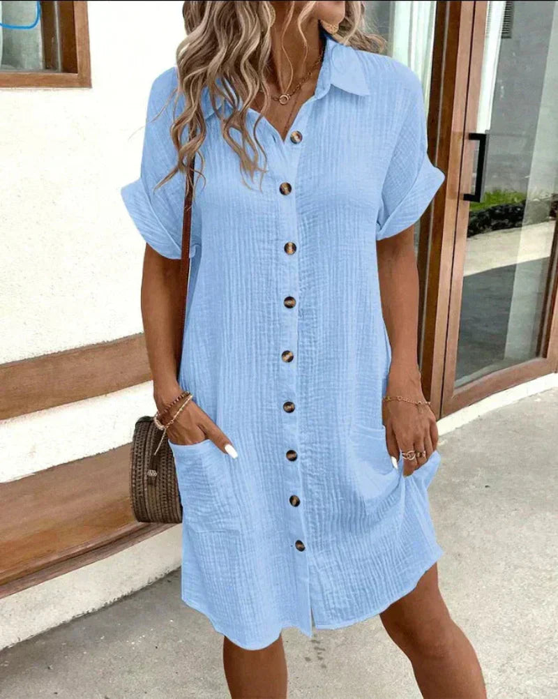 Grecia™ | Vestido Casual Clássico