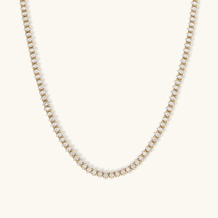 Colar de Tênis de Diamante Wisteria