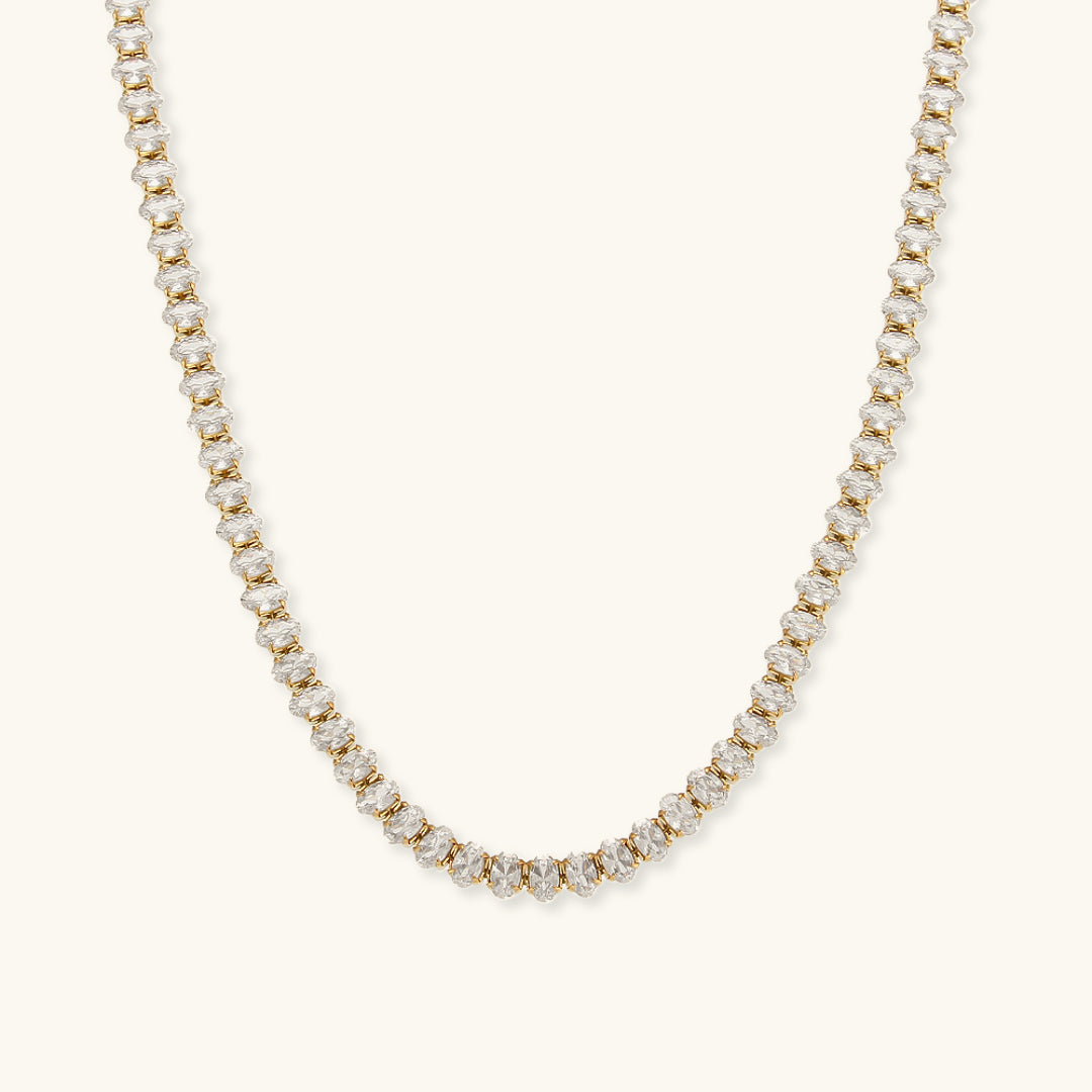 Colar de Tênis de Diamante Wisteria