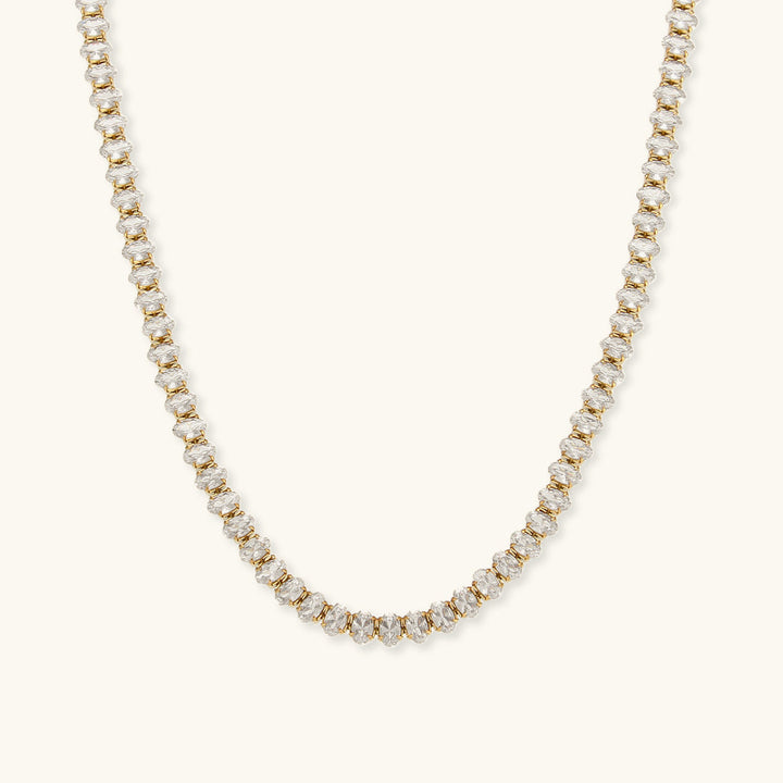 Colar de Tênis de Diamante Wisteria