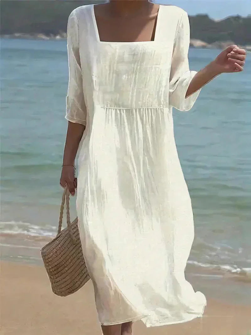 Lunelle – Vestido Casual de Linho