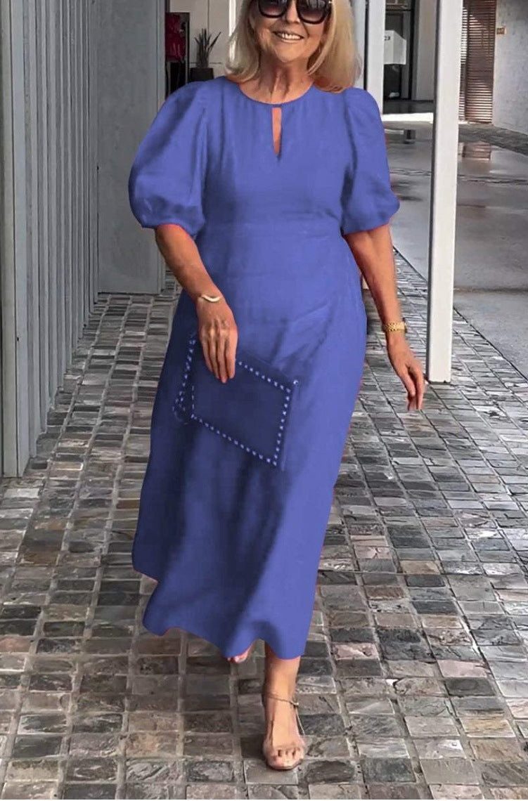 Juliana - Vestido Elegante com Mangas Bufantes