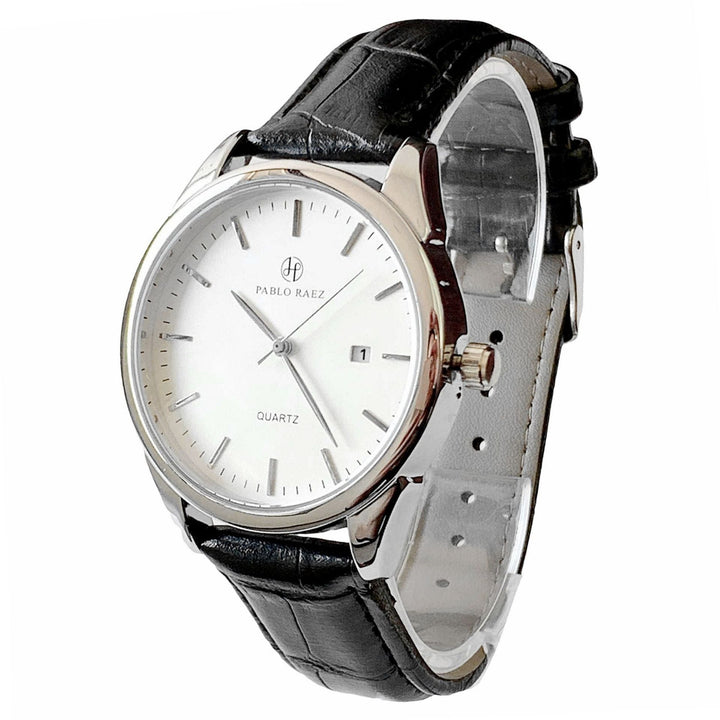 Relógio de Pulso com Pulseira de Couro Essencial para o Estilo de Vida