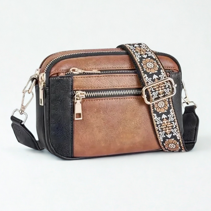 Edith | Bolsa de Ombro de Couro Refinado