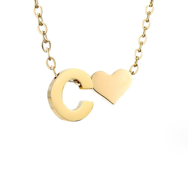 COLAR DE OURO AMOR E LETRA PARA SEMPRE