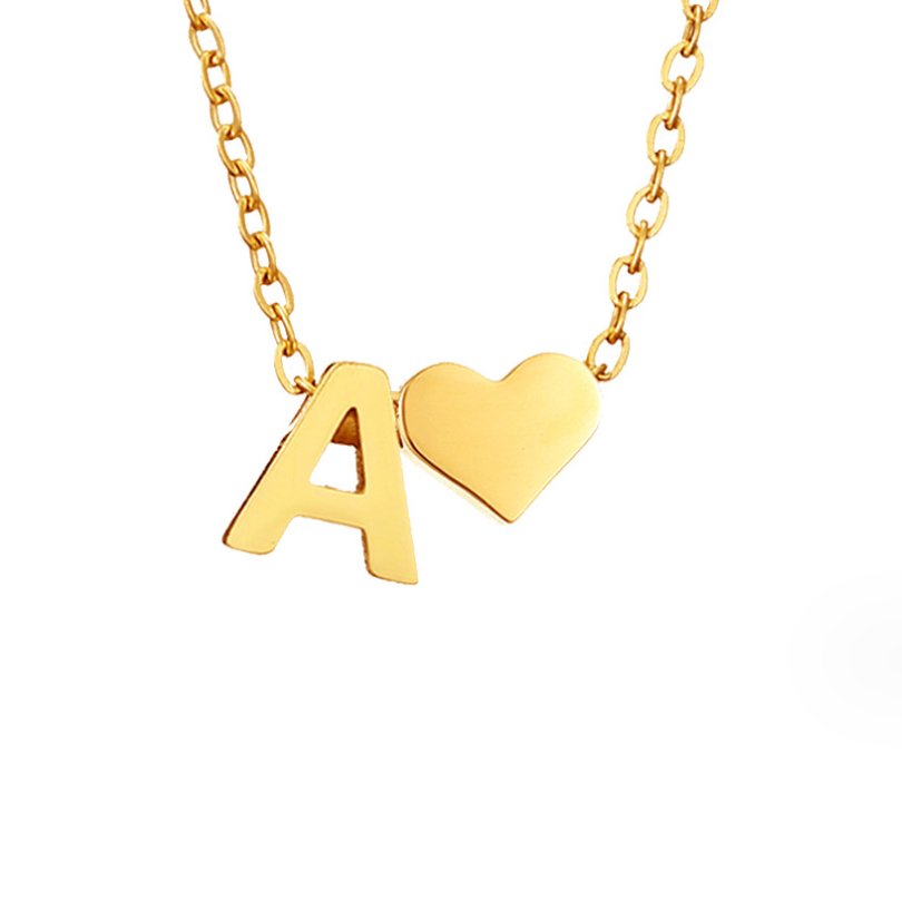 COLAR DE OURO AMOR E LETRA PARA SEMPRE