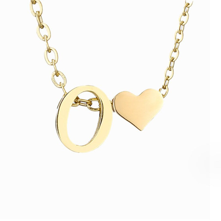 COLAR DE OURO AMOR E LETRA PARA SEMPRE