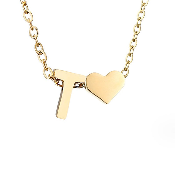 COLAR DE OURO AMOR E LETRA PARA SEMPRE