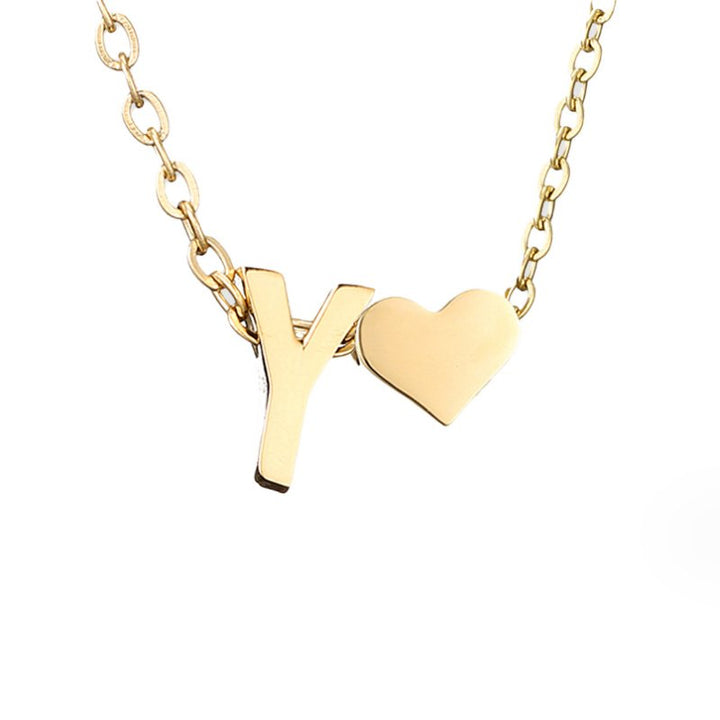 COLAR DE OURO AMOR E LETRA PARA SEMPRE
