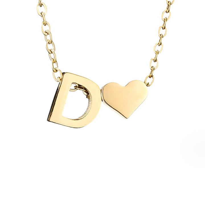 COLAR DE OURO AMOR E LETRA PARA SEMPRE