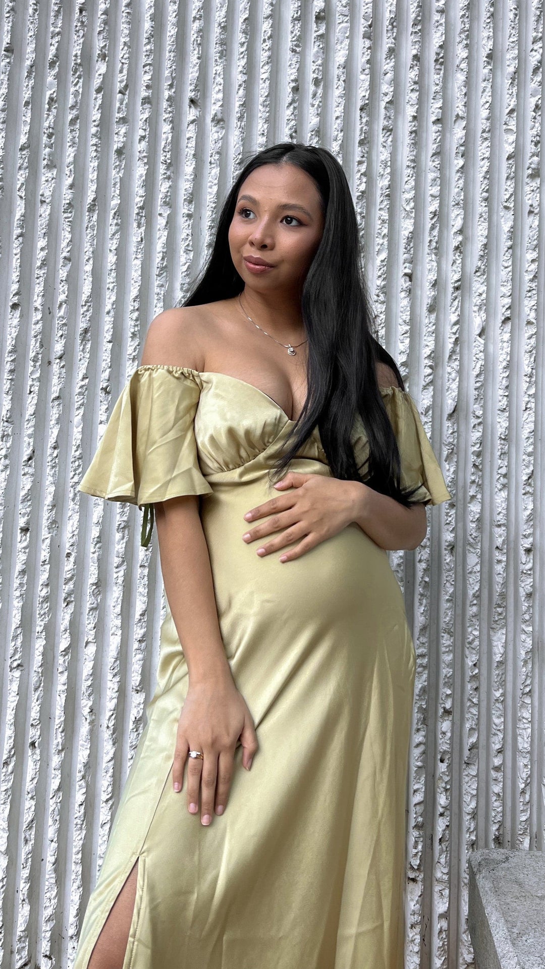 Vestido Midi Louisa - Oliva