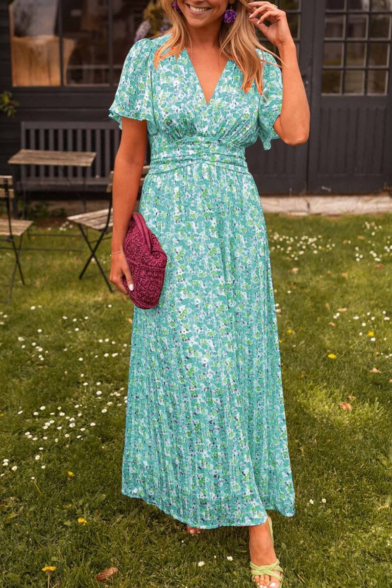 Pauline - Vestido Longo com Design Floral