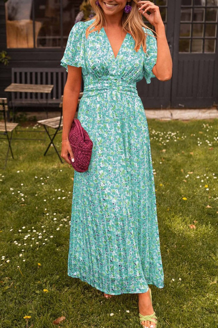 Pauline - Vestido Longo com Design Floral