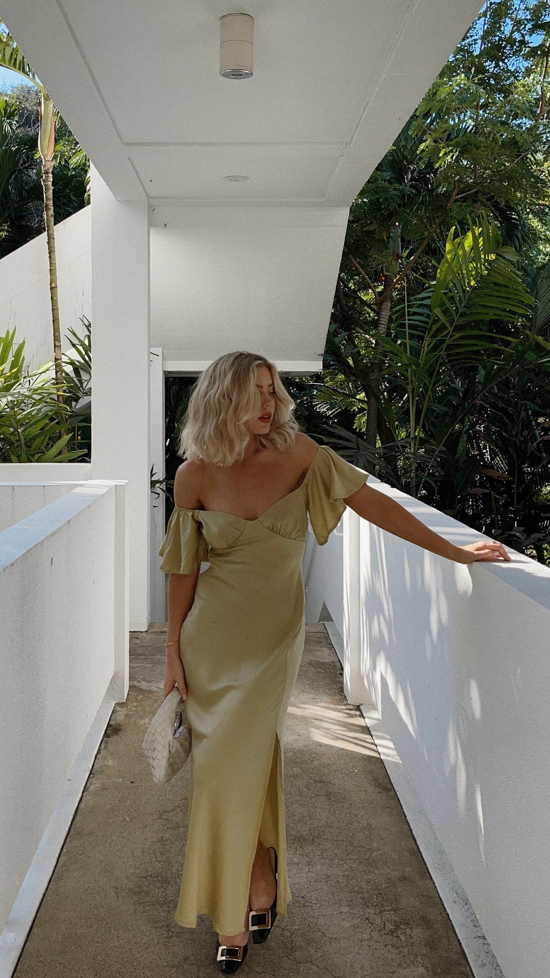 Vestido Midi Louisa - Oliva