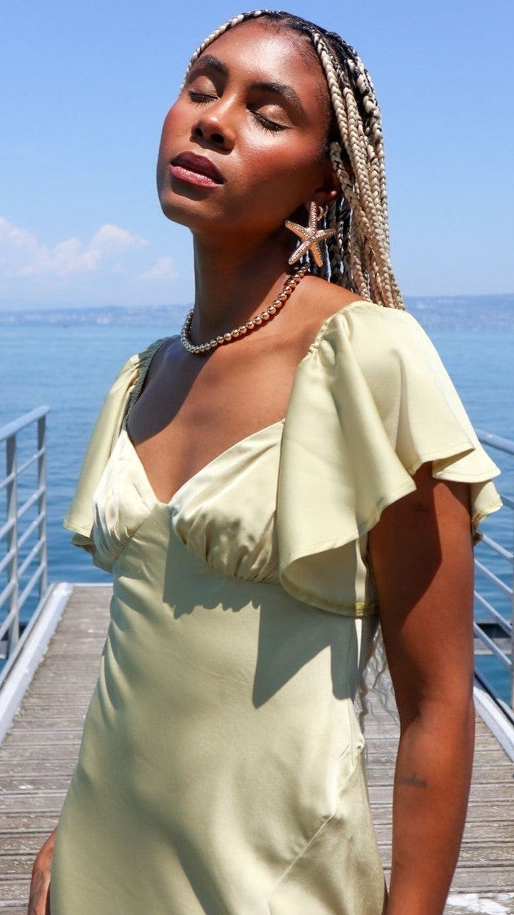 Vestido Midi Louisa - Oliva
