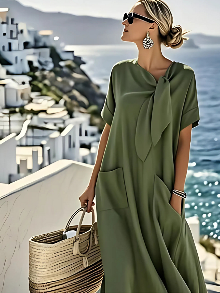 Ella™ Vestido Elegante com Bolsos